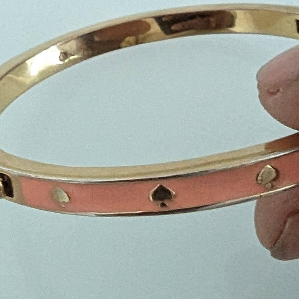 Kate Spade bracelet pink and gold